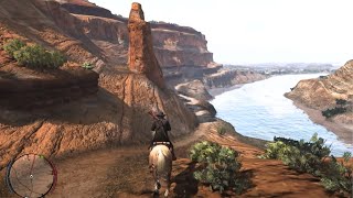 HOW BIG IS THE MAP in Red Dead Redemption 1? Ride Across the Map