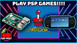 PLAY PSP GAMES ON RASPBERRY PI 4 | RETROPIE EMULATION STATION | PPSSPP