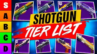 I Ranked Every Shotgun in a Tier List (Destiny 2)