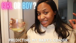 Trying to predict my baby's gender #teamboy or #teamgirl