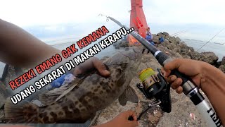 mancing malam di dam merah jakarta!!strike kerapu besar