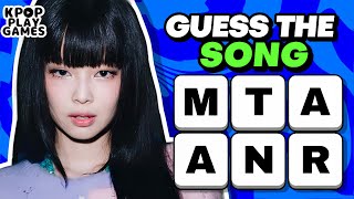 GUESS THE KPOP SONG BY SCRAMBLED TITLE 🤷 | KPOP PLAY GAMES QUIZ 2024