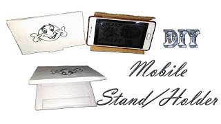 How to Make Mobile Stand from Cardboard | Cardboard DIY Mobile Holder | MFSP