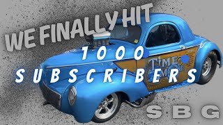 Thanks to YOU we hit 1000 subscribers!!!