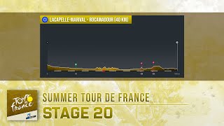 Pro Cycling Manager 2022 | Summer Tour de France | Stage 20 | Division 1