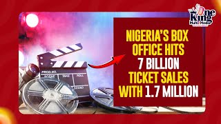 Nigeria box office hits ₦7 Billion ticket sales with ₦1.7 million