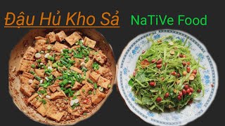 Đậu Hủ Kho Sả - Soybean and lemongrass - Native Food