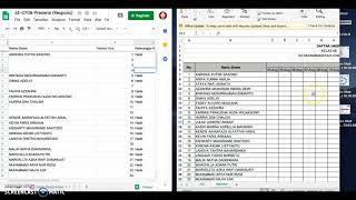 Cara Mengolah Data Presensi Siswa Online dengan Google Forms - Bagian 2