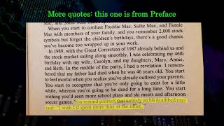 Some [General] Quotes from Peter Lynch's Beating the Street (and Warren Buffett)