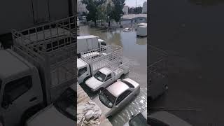 Heavy Rain in Dubai break 70 years of record #Dubai #rainyday #viralreels #trending