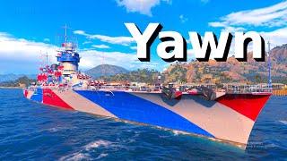 A Relatively Dull Game of World of Warships.