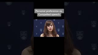 Personal preference vs. Compelled speech. Thoughts - JORDAN PETERSON #shorts