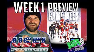 USFL NEWS: 2022  USFL Week 1 Predictions & Preview Sunday's Games