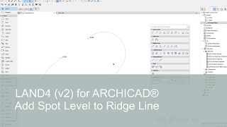 Add Spot Level to Ridge Line | LAND4 for ARCHICAD®