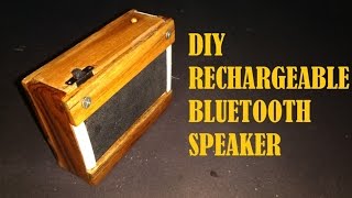 DIY Rechargeable Bluetooth Speaker