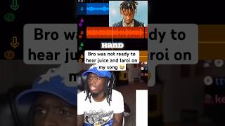 Bro was astonished 😭 who wants “Milan” to drop? #kaicenat #musicreaction #juicewrld #kidlaroi