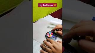 Diy balloons with clay #ytshorts #diy #diycrafts #trending #shorts #shortsfeed