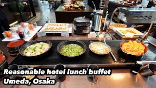 Reasonable hotel lunch buffet! at Hotel Vischio Osaka in Japan