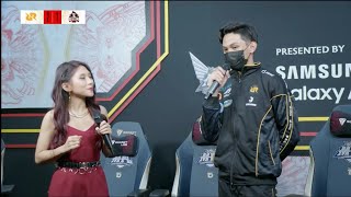 INTERVIEW SKYLAR PESAN BUAT GEEKFAM KALO LAWAN KITA JANGAN GALAK GALAK || MOBILE LEGENDS