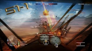 BATTLEFIELD 1 BETA | Attack Plane 51-1 Gameplay