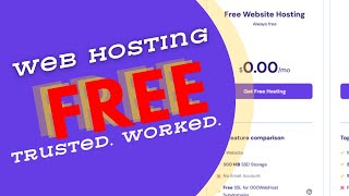 😵‍Free Web Hosting You Can Trust for Web Worked: Top Platforms Compared! (2024)