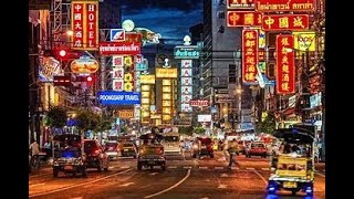 Famous Chinatown in Bangkok! Delicious Chinese and Thai street food.