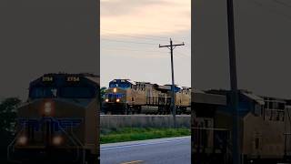 UP Coal trains haul slowly past Alliances Nebraska!!