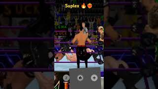 Brock Lesnar Suplex Jacob fatu 🔥❤️‍🔥 #brocklesnar #suplexcity #shorts #wwe13fightclub