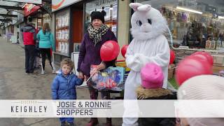 Easter Egg Hunt in Keighley Town Centre: What did Josie & Ronnie from Warrington Think?