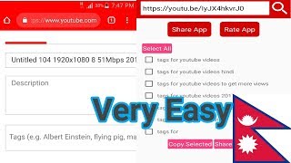 How To Add Tags In  YouTube Videos|| YouTube tips and tricks 2019