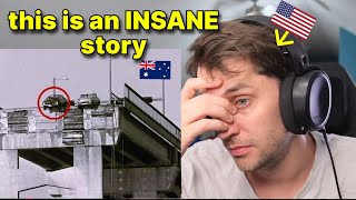 American reacts to The Tasman Bridge disaster