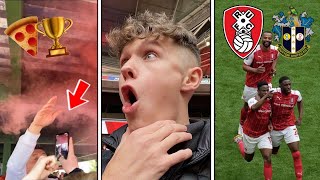 SCENES￼ as ROTHERHAM SCORE LAST MINUTE EQUALISER vs SUTTON *FINAL* LATE DRAMA, PYROS and LIMBS!!!