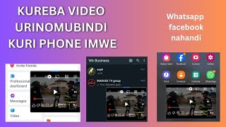 🔴 Uko wareba video uri nomubindi kuri phone imwe byose icyarimwe !