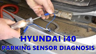 Hyundai i40 Parking Sensor Fault Diagnosis