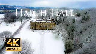 Haigh Hall Wigan Greater Manchester Snow Evo 2 6k Drone Video