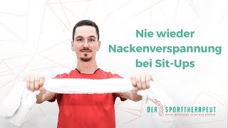 Dein Nacken verspannt bei SitUps? Mit diesem Hack nicht mehr