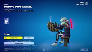 2 Hours Davys Pipe Organ Emote #fortnite #video