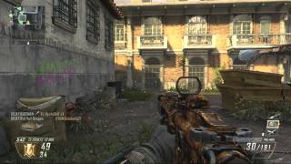 Call of Duty Black Ops 2: Team Deathmatch Multiplayer gameplay on Slums