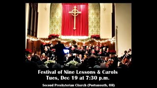 Festival of Nine Lessons & Carols (Tues, Dec 19 at 7:30 p.m.)