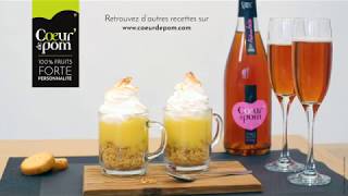 Tarte au citron meringuée façon verrine - Coeur de Pom - Tuto recette dessert