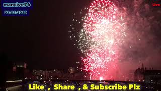 LONDON WARM WELL COME 2019 LIVE FIREWORKS LONDON EYE