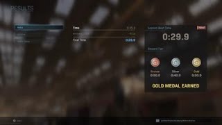 Call of Duty: Modern Warfare: Shooting Range: Gold: 29.9 Seconds