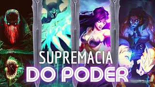 VILLAINS EDIT - SUPREMACIA DO PODER | League of Legends Edit - MORDEKAISER, MORGANA, PYKE E SYLAS