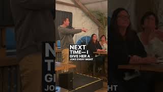 Audience Member Roasts Himself