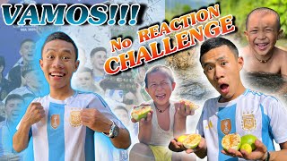 🇦🇷Argentina Ko Jeet Ma No Reaction Challenge 🍋🌶️