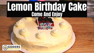 Birthday Cake (Lemon Sponge)