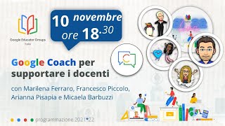 Google Coach per supportare i docenti