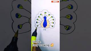 How to draw peacock #birds #birdslover #pets #trending