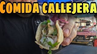 Comida mañanera callejera en Los Angeles