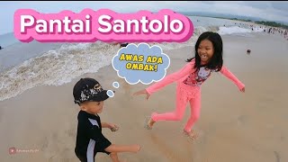 PANTAI SANTOLO GARUT SELATAN | HAMPIR KEBAWA OMBAK?